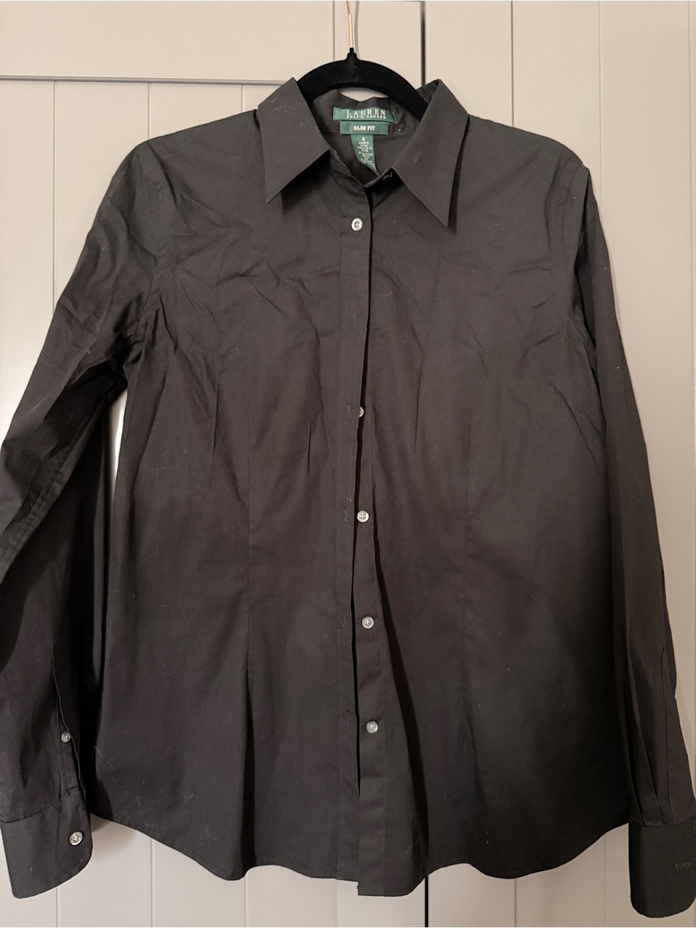 Ralph Lauren Black Women's Button-Down Shirt